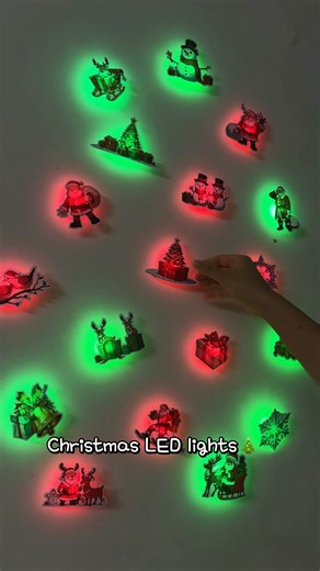 10K views · 39 reactions |  Christmas LED Wall Stickers – Light Up...