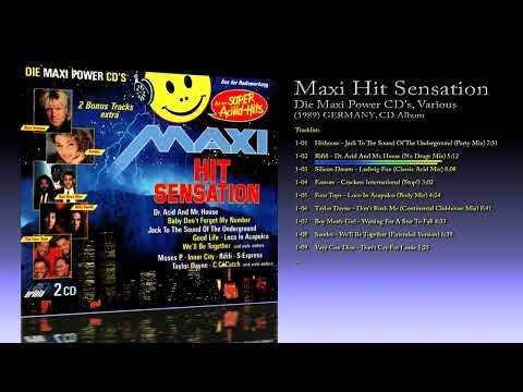 Maxi Hit Sensation, Die Maxi Power CD's (1989) Various [CD Album]