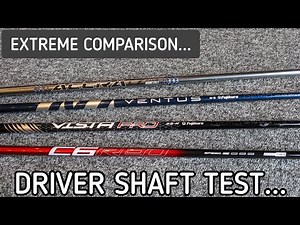 EXTREME Driver Shaft Weight & Flex Test...