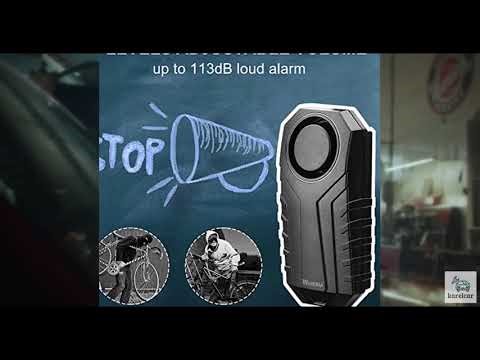 Review - Wsdcam 113dB Bike Alarm Wireless Vibration Motion Sensor Waterproof Motorcycle A
