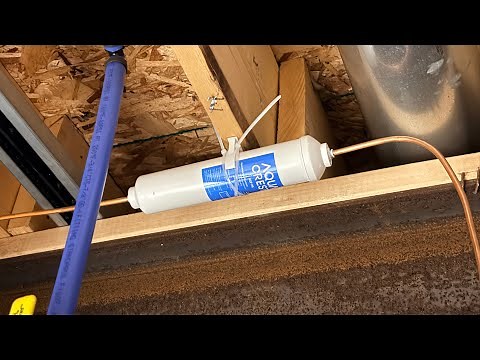 Aqua Crest In-Line Refrigerator Water Filter Install & Review