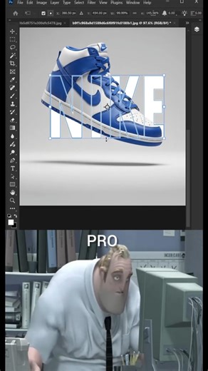 How to create a Transparent Text Effect in Photoshop #photoshop #shorts