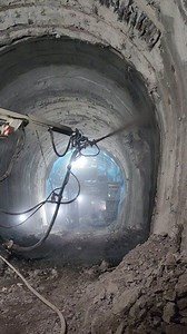 Shote create #construction #railwaytunnel #civilengeering #reels | Every Day Work Record