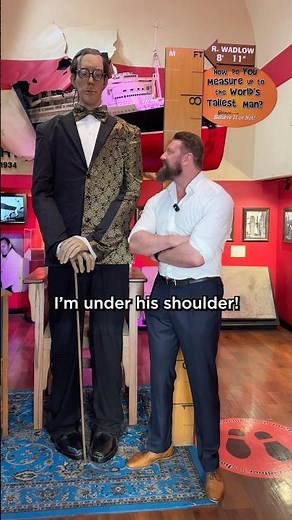 The Dutch Giant VS The Tallest Man Who Ever Lived (8'11") Robert Wadlow😳