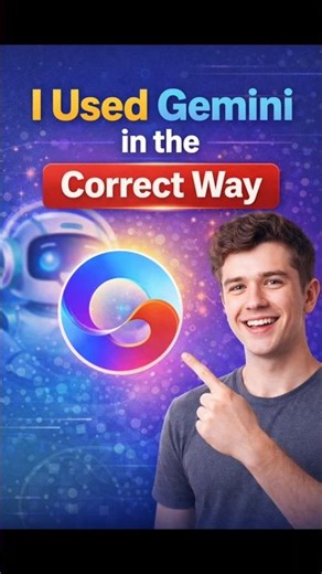 I Used Gemini in the Correct Way 👍🤩#coding#ai#tools#projects#trending#shorts#video#viralvideo#viral