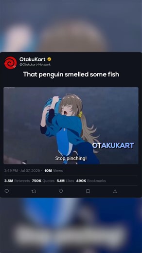 That penguin smelled some fish #anime #animeshorts #animememes #animeedits #shorts