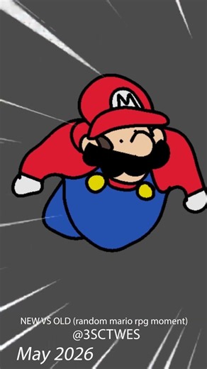 a random mario rpg moment - NEW vs OLD comparision #opentoonz #animation #mario #youtubeshorts