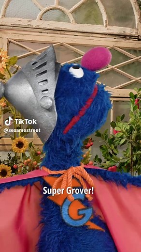 Eating your fruits and vegetables can help you grow up strong just like everyone's favorite hero, Super Grover! 💪💙 #AbbottHealthyHabits