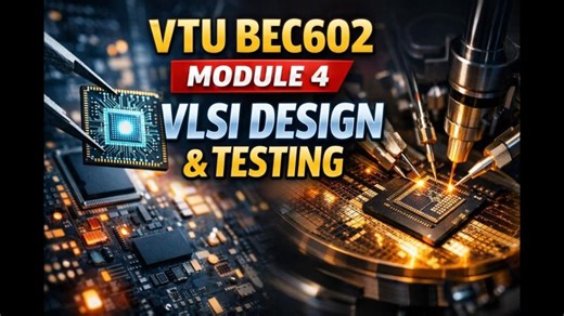 VTU BEC602 Module 4 – VLSI Design and Testing,Part 2 | ECE T.
