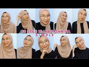 TUTORIAL HIJAB PASHMINA SIMPLE l Nilasari
