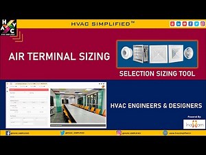 Air Terminals Selection Sizing Tool - HVAC Engineers & Designers #hvac #hvaclove #airconditioning
