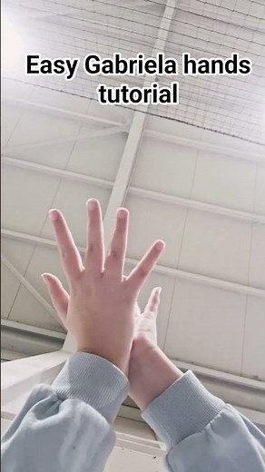 easy gabriela hands made by me ! step by step tutorial #katseye_gabriela #katseye