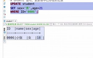10.SQL UPDATE语句