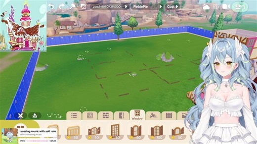 -ˋˏ - trying to finish my house today :> (also new emotes yay)