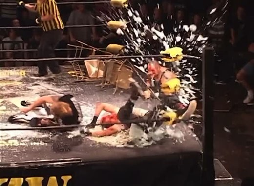 @unfnbelievablex on Instagram: "Insane Lane sends Danny Havoc through glass. - CZW Summer School 6/14/2008 #Deathmatch #deathmatchwrestling #ultraviolent #unfnbelievable #prowrestling"