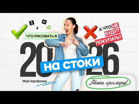 СТОКИ 2026: что рисовать и что продаваться НЕ будет! Много примеров.