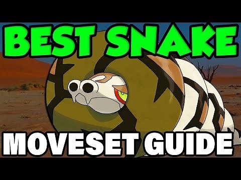 BEST SNAKE POKEMON! Sandaconda Moveset For Pokemon Sword and Shield - How To Use Sandaconda