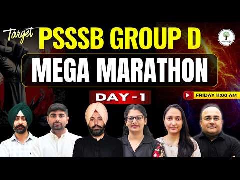 PSSSB Group D | Mega Marathon | Day - 1 | Success Tree Punjab