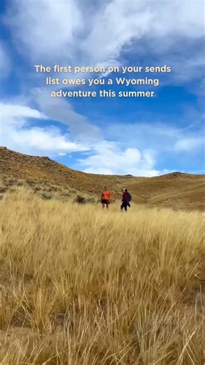 75K views · 699 reactions | Send this to your travel buddy to give them a sign to start planning your trip to Wyoming. ⛰️ Request your travel guide to plan the perfect trip: https://travelwy.com/49fLAnE #ThatsWY | Wyoming Office of Tourism | Facebook