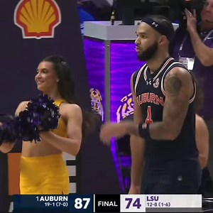 😂😂😂 Johni Broome hit the Griddy and started dancing with the LSU cheerleaders after Auburn’s win. #WarEagle #CollegeBasketball #Auburn #AuburnTigers | Auburn Tigers on AL.com
