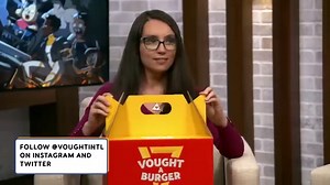 234K views · 43 reactions | Watch the cast and creators of The Boys Presents: Diabolical get a special super meal delivery and follow @VOUGHTINTL on Twitter and Instagram for a chance to win a VOUGHT-A-BURGER delivery as well. #BoysDiabolical | IGN | Facebook