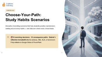 Choose Your Path Study Habits Scenarios