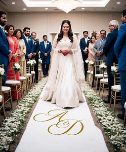 Monogrammed Wedding Aisle Runner, Black and White Wedding Decor, Wedding Planner, Church Wedding, Outdoor Wedding, Single 511 - Etsy