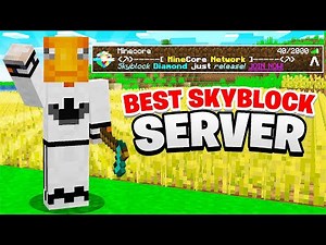 BEST NEW MINECRAFT SKYBLOCK SERVER! | | Minecraft Skyblock Server Java + Bedrock Edition 1.19.2 [1]