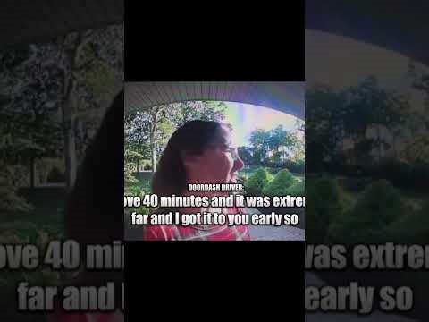 What happened after a delivery driver reclaimed food over tip dispute