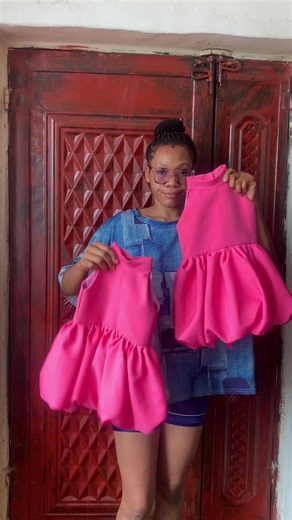 Final Look of Our Bubble Fit Dress