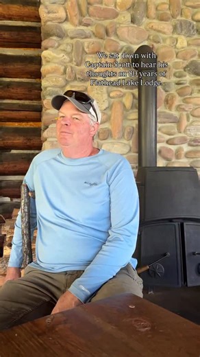 Captain Scott Plum has been part of Flathead Lake Lodge for almost half of the ranch’s existence. When you visit you’ll see him on the sailboats, cooking at steak fry and helping out pretty much anywhere we need him. 🤠⛵️ Scott is a vital part of this place — we sat down with him to talk about why he thinks the ranch has made it to 80 years, from the feeling of family to what it’s like to work here. We also asked him to share what he’d say to Grandpa Les, Doug and Chase. | Flathead Lake Lodge