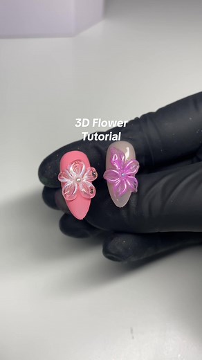 Sculpting Gel 3D Flower Nail Tutorial
