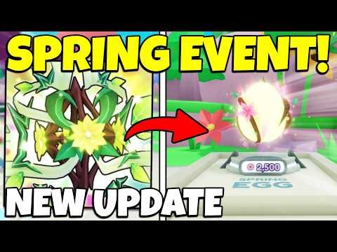 THE SPRING EVENT IS HERE IN BUBBLE GUM SIMULATOR INFINITY! | BGSI