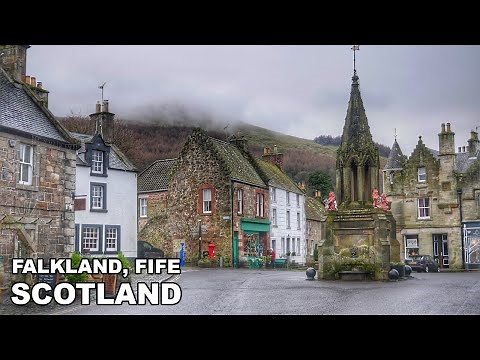 Falkland, Fife Walking Tour | Outlander Filming Locations | Scotland in 4K