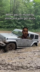 Always bring your mud buddies😂 Tag your crew below! #offroading #mudding #stuck #nature #4x4 #4wheeling | Forged4x4