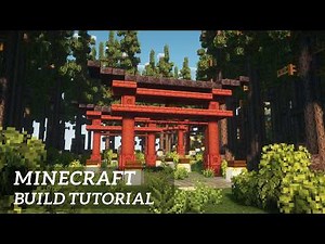 【Minecraft】How to Build a Simple Torii Gate | Build Tutorial