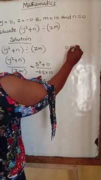 Learning More On Substitution.#studyguide #mathstutor #maths #education