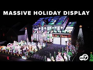 Enormous Christmas display takes over Virginia home