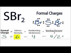 Calculating SBr2 Formal Charges: Calculating Formal Charges for SBr2