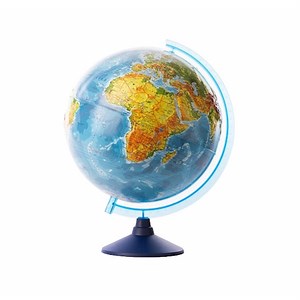 Glob geografic interactiv cu elemente VR/AR, iluminat, in relief (32 cm) Eurodidactica - eMAG.ro