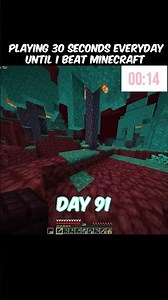 that enderman is just behind me 💀 || Day 91 || #shorts #minecraft