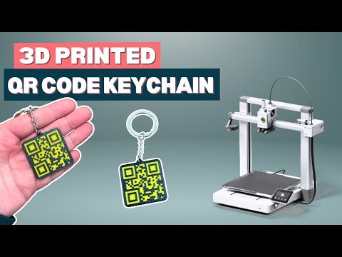 Design & 3D Print a Two-Colour QR Code Keychain | Affinity Designer (free)