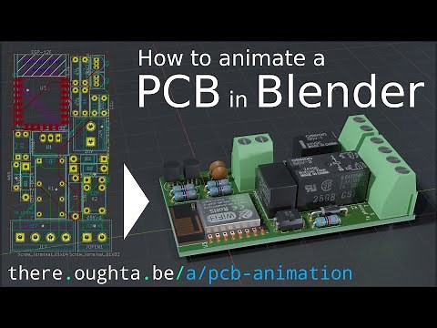 Rendering a KiCad PCB in Blender