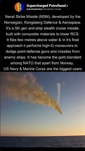 Norway's Naval Strike Missile (NSM)