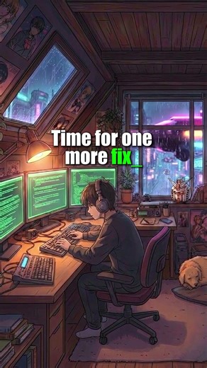 POV: Debugging at 2AM 💀 #programming