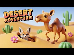 Desert Adventure for Kids | Explore Animals & Plants in 3D
