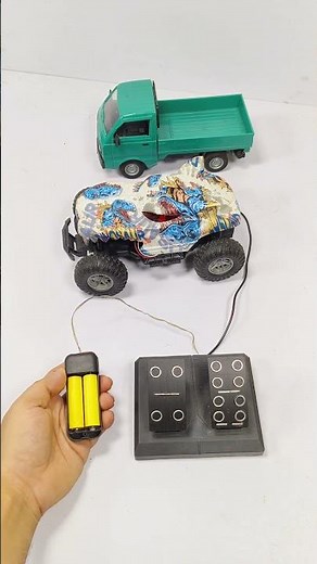 Remote wali car with DC motor / Remote control car / Unboxing Remote car /Upgrade RC car
