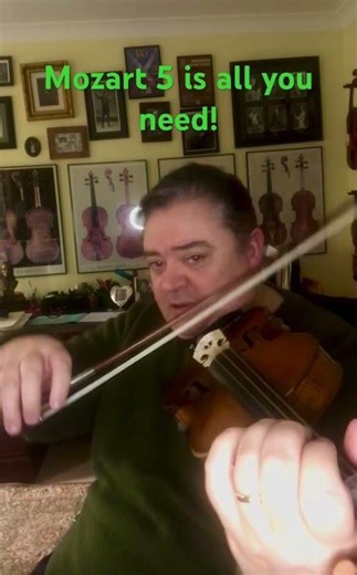 Practice Mozart like this to fix your technique fast! #violin #mozart #violinconcerto #bowtechnique