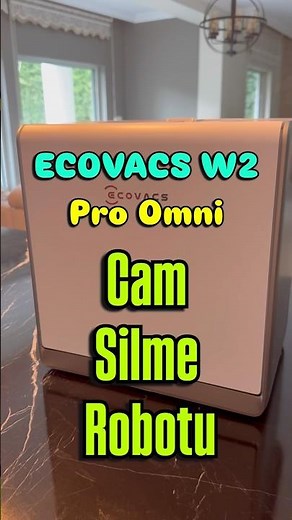Ecovacs w2 pro omni Cam silme robotu 🤖