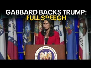 Tulsi Gabbard endorses Donald Trump for president: FULL SPEECH